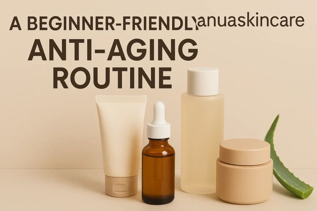 a beginner friendly anti aging routine