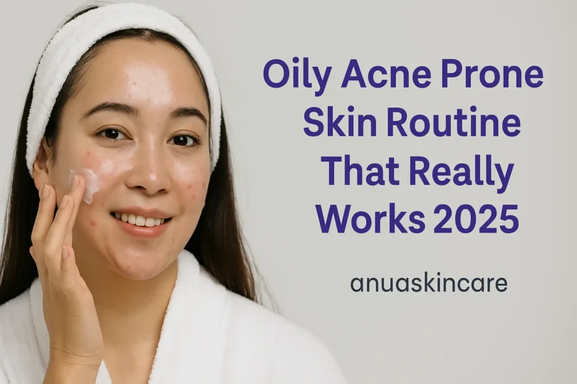 oily acne prone skin routine that really works 2025