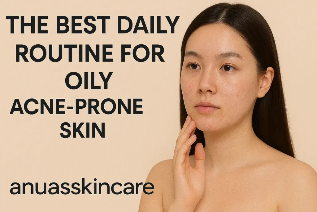 the best daily routine for oily acne-prone skin