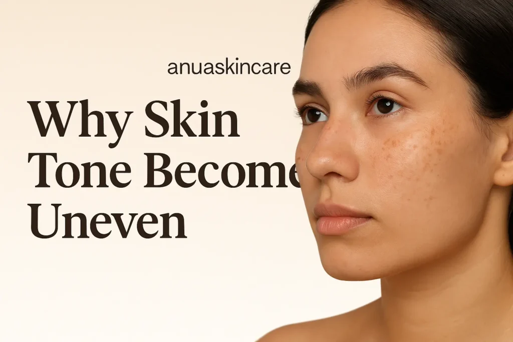 why skin tone becomes uneven
