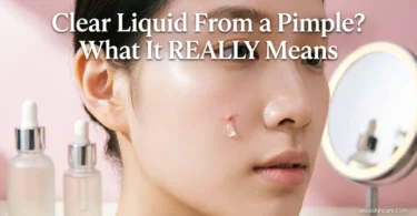 clear liquid from a pimple what it really means