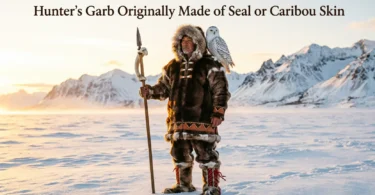huntera's garb originally made of seal or caribou skin