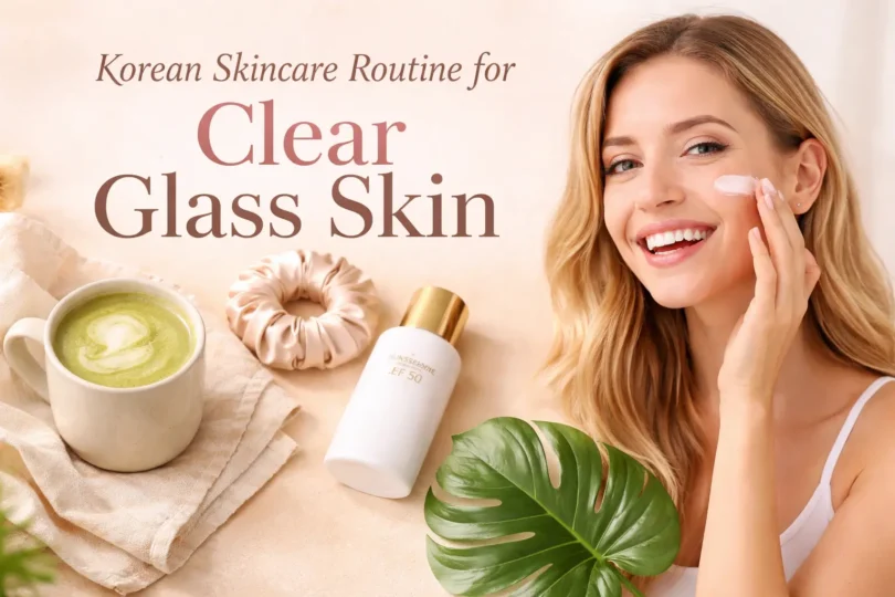 korean skincare routine for clear glass skin