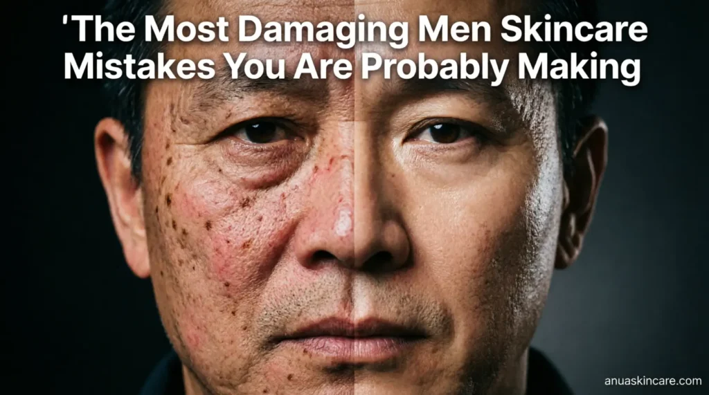 the most damaging men skincare mistakes you are probably making