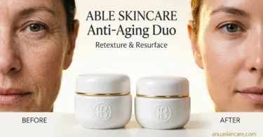 able skincare anti-ageing duo moisturizer – retexture and resurface