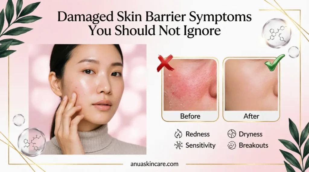 damaged skin barrier symptoms you should not ignore
