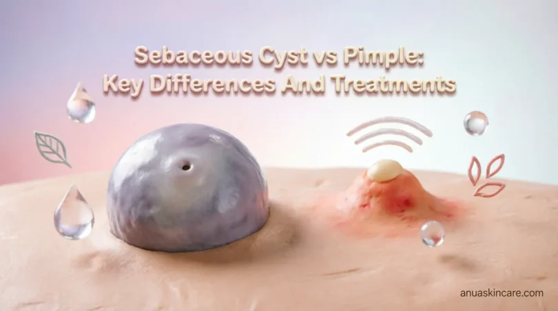 sebaceous cyst vs pimple key differences and treatments