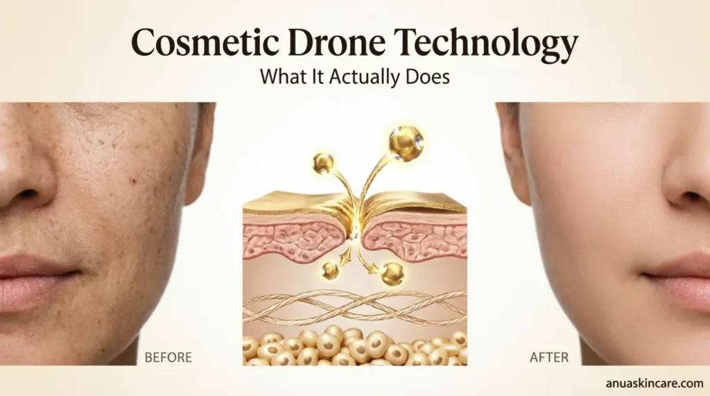 the cosmetic drone technology — what it actually does