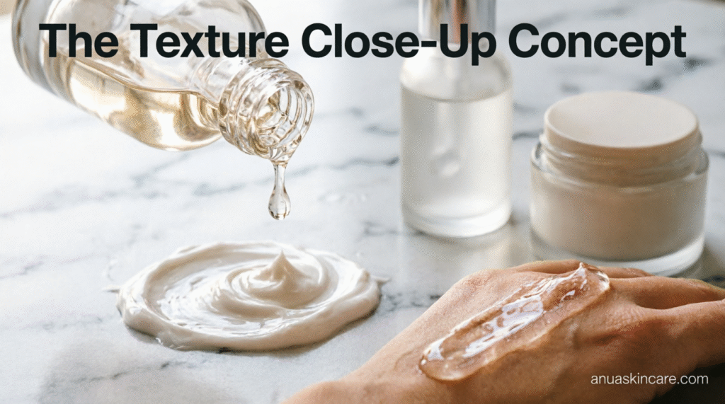 the texture close-up concept