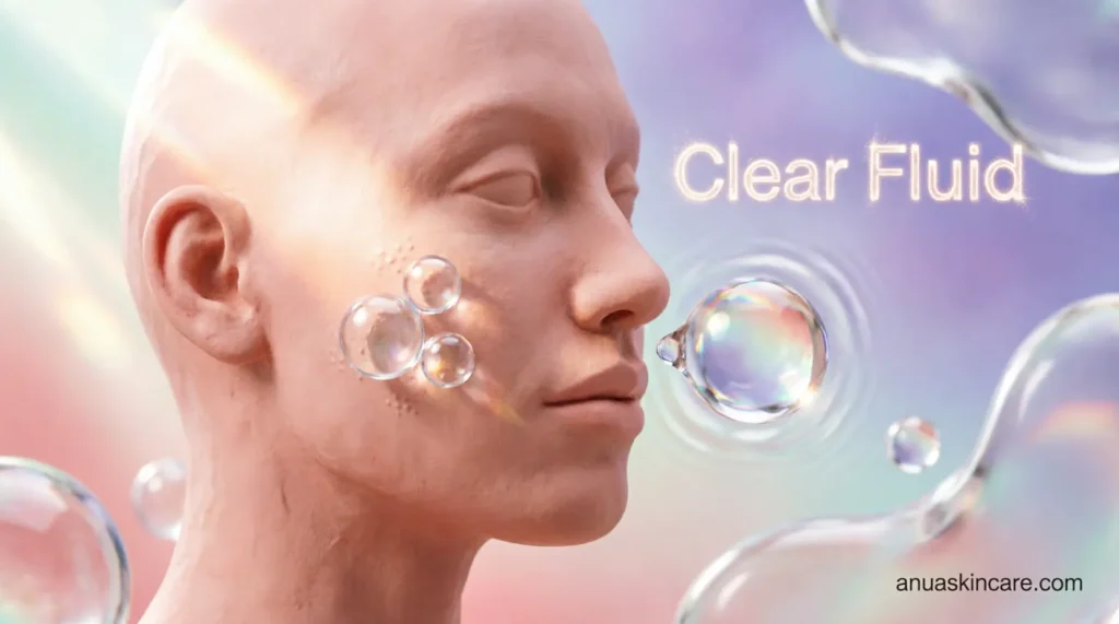 types of pimples most likely to produce clear fluid