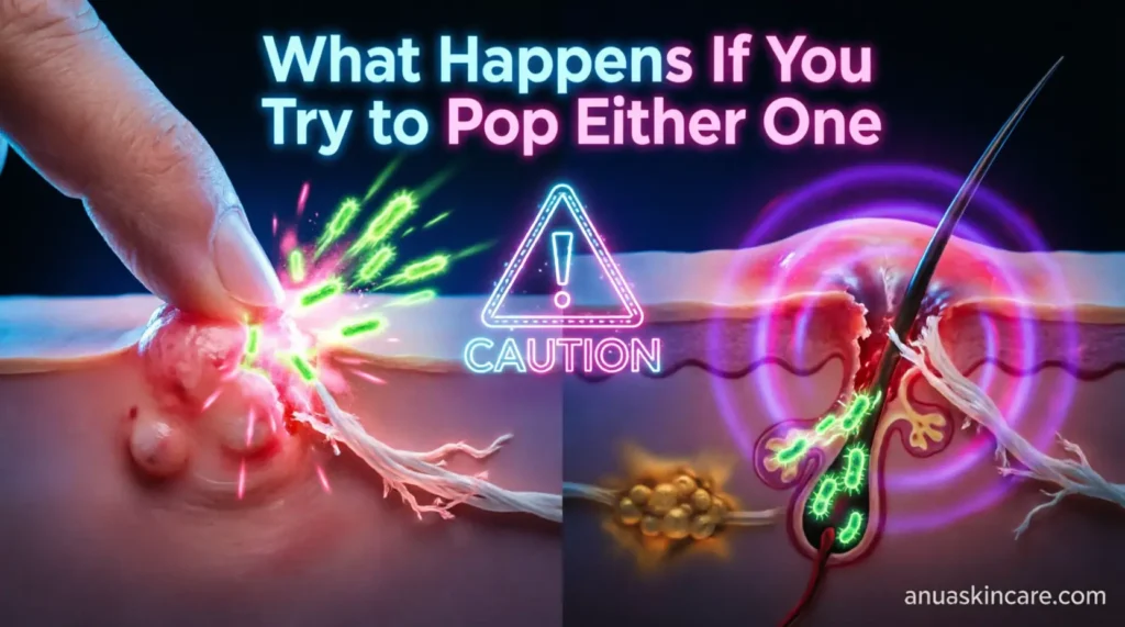 what happens if you try to pop either one