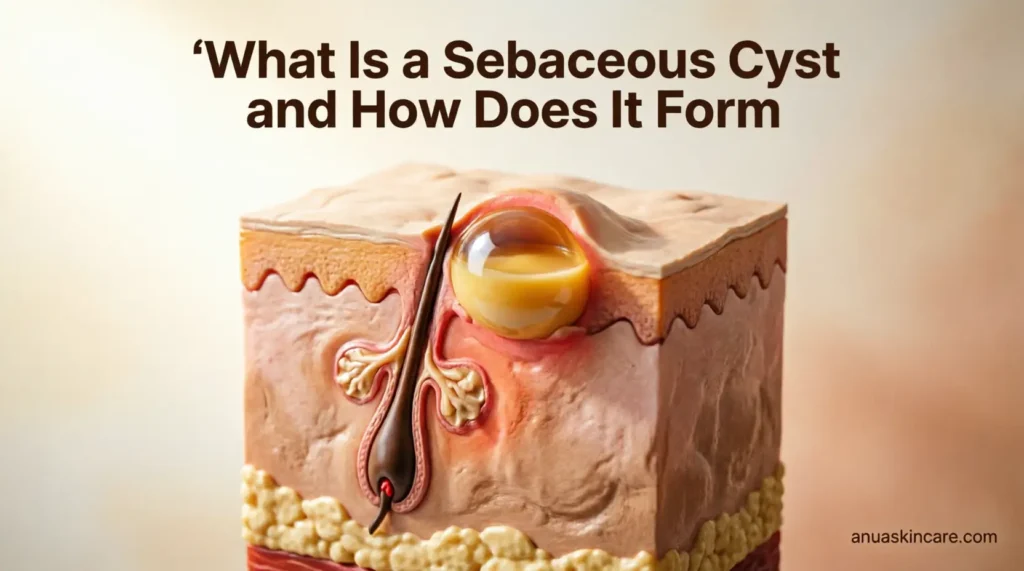 what is a sebaceous cyst and how does it form