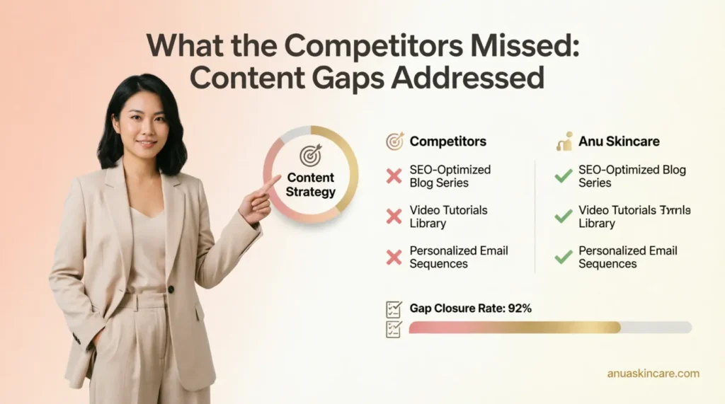 what the competitors missed content gaps addressed
