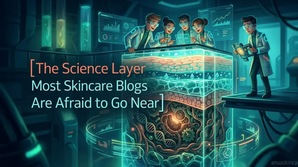the science layer most skincare blogs are afraid to go near