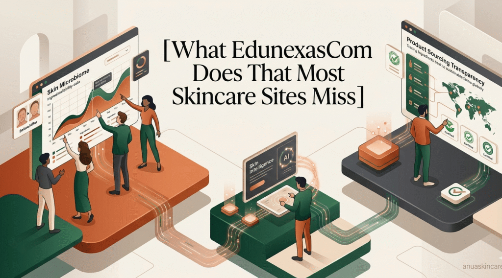 what edunexas com does that most skincare sites miss